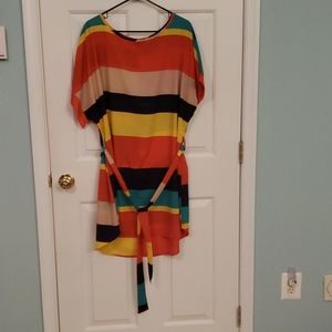 BRAND NEW FASHION TO FIGURE STRIPED DRESS/TUNIC